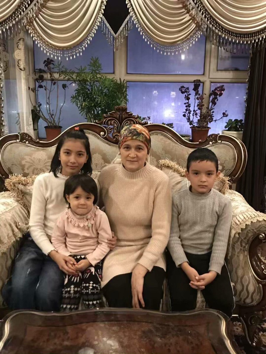 AbduwelA's tweet photo. Uyghurs who died in fire in Urumqi Uyghur homeland. Mother Qemernisa Abdurahman, from Hotan, 48 yrs old. Her kids Abdurahman, Shehide, Abdurahman, Nehide. They died in the fire 24th November https://t.co/aQMA71Km53