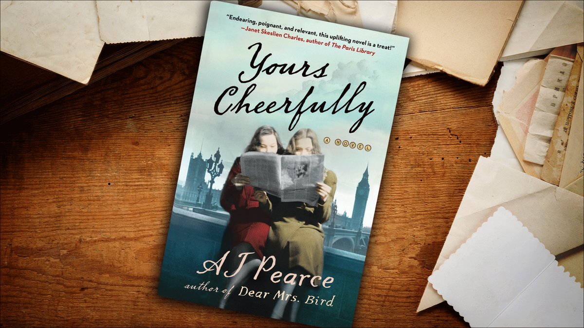 'Just when life seems too much to bear, along comes the incredibly engaging, endearing gang from #DearMrsBird in a sequel that will lift you...tackles serious issues with cheery moxie, I loved it.'—@BonnieGarmus on @ajpearcewrites's #YoursCheerfully spr.ly/6012MvbFp