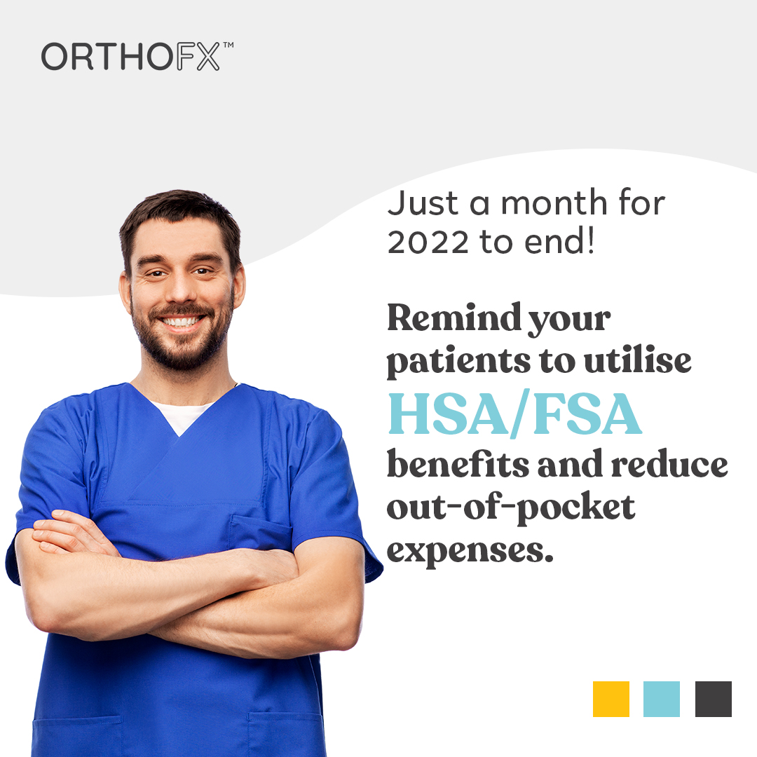 getOrthoFX's tweet photo. Make sure your patients take advantage of their HSA/FSA accounts before it expires on 31st December 2022. Talk to the OrthoFX team for any financing-related questions.
#hsafsa #financingsolution #dentalfinancing #alignertreatment #dentalinsurance #insuranceforalignertreatment https://t.co/tTb1hflywO