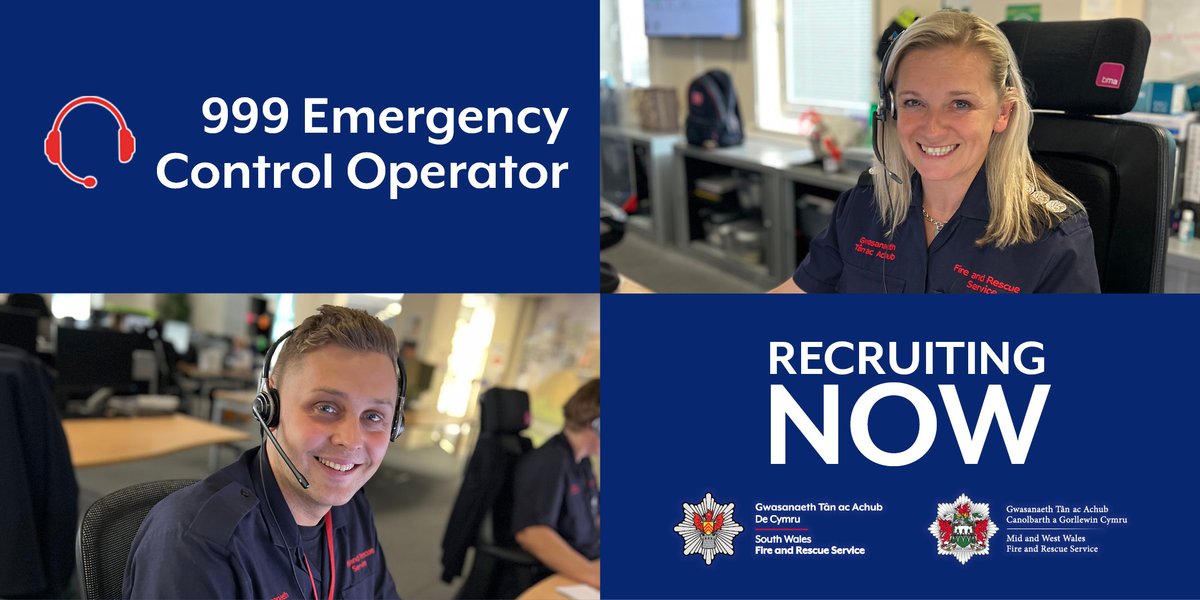 Tân CGC / MAWW Fire (@mawwfire) on Twitter photo 😊Could you see yourself in a role that is both highly challenging and rewarding?
📞We’re recruiting NOW for 999 Emergency Control Operators at our Joint Fire Control Centre in Bridgend.
🔗For more information and to apply: mawwfire.gov.uk/eng/join-us/cu…
<a href="/SWFireandRescue/">South Wales Fire and Rescue Service</a> 😊Could you see yourself in a role that is both highly challenging and rewarding?
📞We’re recruiting NOW for 999 Emergency Control Operators at our Joint Fire Control Centre in Bridgend.
🔗For more information and to apply: mawwfire.gov.uk/eng/join-us/cu…
<a href="/SWFireandRescue/">South Wales Fire and Rescue Service</a>