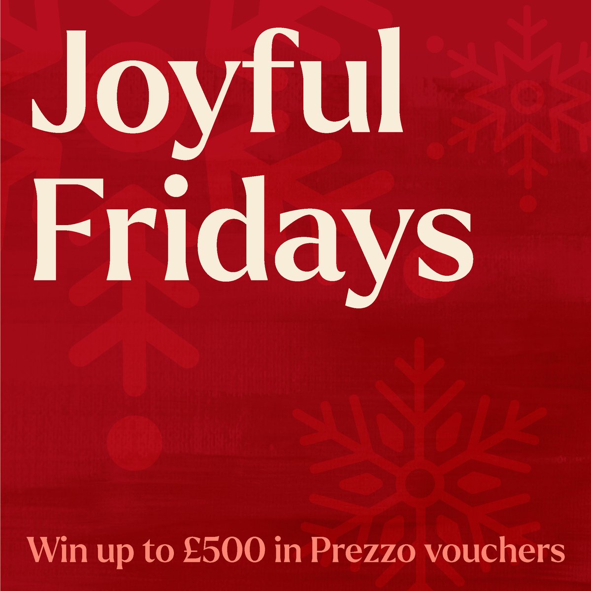 Ready for our next giveaway?

This week, a £200 voucher is up for grabs...

To enter, follow us at <a href="/love_prezzo/">@love_prezzo</a>, tag a friend (1 tag = 1 entry) and retweet for a bonus entry.

T&amp;Cs: bit.ly/3X9XrgE