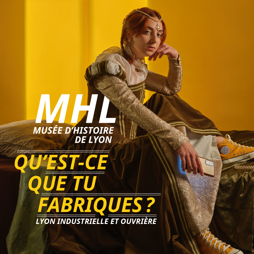 Gadagne_mam_mhl's tweet photo. Ça commence demain ! // Week-end festif et gratuit // Un joli programme vous attend : spectacle, projections, rencontres & chants canuts.
On fête la nouvelle exposition du #MHLLYON "Qu'est-ce que tu fabriques ? Lyon industrielle et ouvrière"
➡ https://t.co/WEGb4S3G9d https://t.co/2tKPDnkNfi