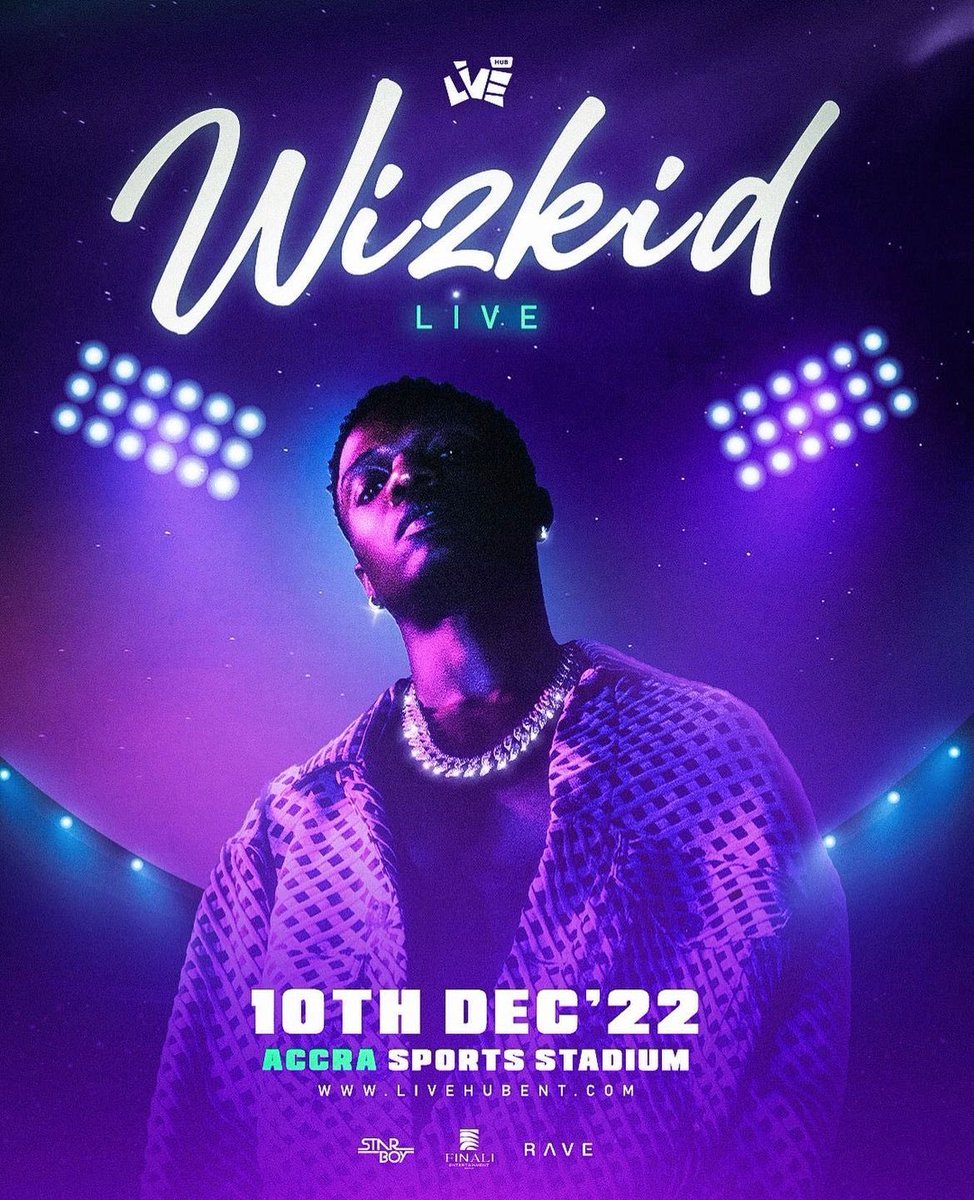 Ghana 10th Dec! 🇬🇭🦅 ⁦<a href="/thelivehub_/">#WizkidLiveAccra</a>⁩