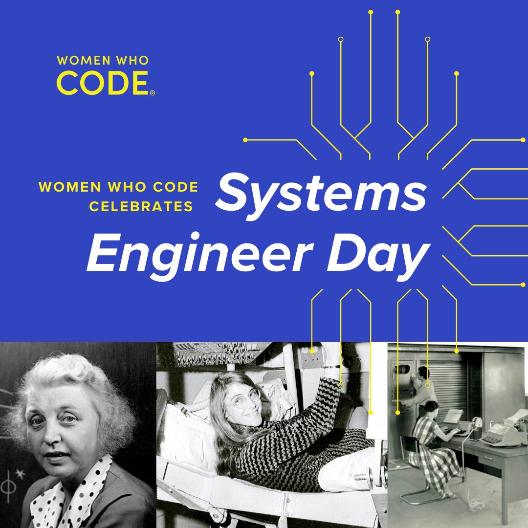WomenWhoCode's tweet photo. Happy #SystemsEngineersDay! Thank you for designing the systems, infrastructure, and technological architecture that drives innovation and business integrations from the backend to the frontend.
#womenintech
#wwcode
#womenwhocode https://t.co/MEjLuWLXZo