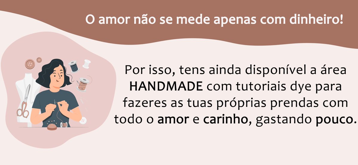 Não precisas de gastar imenso dinheiro em presentes para demonstrar o teu amor por alguém! O tempo e carinho que dedicas vale muito mais que um pedaço de papel!🎁
Por isso, no nosso website temos uma secção com tutoriais de presentes DIY (feitos à mão). Passa por lá ✨