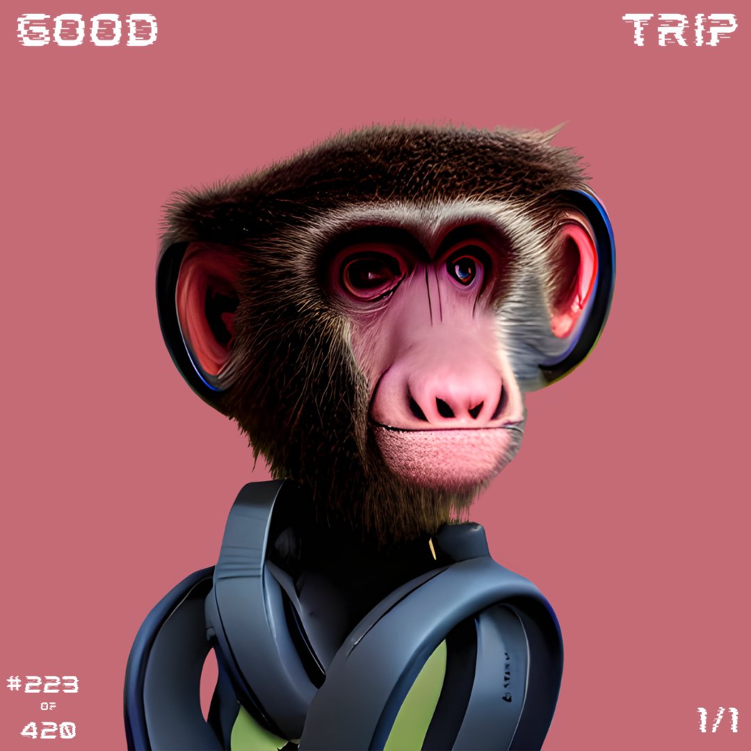 HELDiWanKenHODL's tweet photo. ❗️@GoodTripApes #FPUpdate👇

#FP: 🌴450 ℏ🌴

Floor 🐵: 🍌#GTA #223 🎧 &amp; #415 🌴

🔗: https://t.co/f7YSkpnxnA

🔗: https://t.co/qDoApp1Z88

Volume: 206,225 ℏ

Recent #ZUSE Sales:

400 ℏ, 420 ℏ, 490 ℏ, 300 ℏ, 650 ℏ, 420 ℏ, 550 ℏ, 420 ℏ, 300 ℏ, 420.69 ℏ

#NFA #HBARNFTs https://t.co/dDud3w6IIW