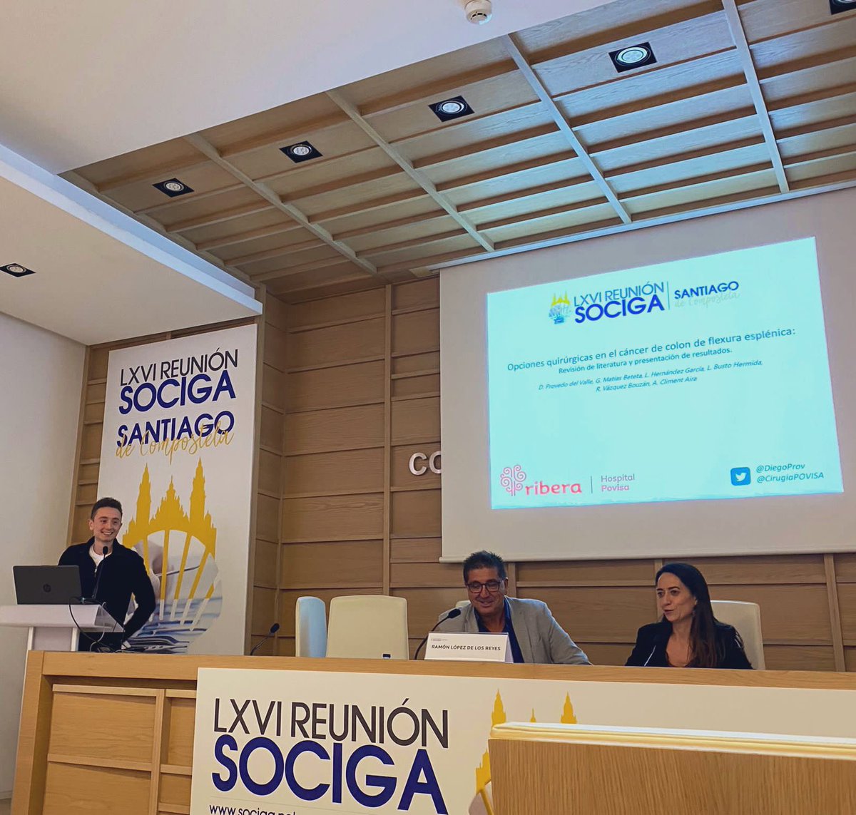 Cirugía General y Digestiva Hospital POVISA (@cirugiapovisa) on Twitter photo Nuestra participación en el primer día de la LXVI reunión de <a href="/SOCIGAL/">SOCIGA</a> con la exposición de los Drs. Poletto y <a href="/DiegoProv/">Diego Provedo del Valle</a>. Reencuentro con nuestros compañeros y enhorabuena a la organización <a href="/cirugiavigo/">cirugiavigo_HAC</a> <a href="/CirugiaCHUO/">Servicio Cirugía CHUO</a> <a href="/CirugiaLugo/">Cirugia Lugo</a> <a href="/CChuac/">CGD CHUAC</a> <a href="/CGD_Pontevedra/">Cirugía Pontevedra</a> <a href="/GGColoprocto/">Grupo Gallego Coloproctología</a> <a href="/aecirujanos/">aecirujanos</a> Nuestra participación en el primer día de la LXVI reunión de <a href="/SOCIGAL/">SOCIGA</a> con la exposición de los Drs. Poletto y <a href="/DiegoProv/">Diego Provedo del Valle</a>. Reencuentro con nuestros compañeros y enhorabuena a la organización <a href="/cirugiavigo/">cirugiavigo_HAC</a> <a href="/CirugiaCHUO/">Servicio Cirugía CHUO</a> <a href="/CirugiaLugo/">Cirugia Lugo</a> <a href="/CChuac/">CGD CHUAC</a> <a href="/CGD_Pontevedra/">Cirugía Pontevedra</a> <a href="/GGColoprocto/">Grupo Gallego Coloproctología</a> <a href="/aecirujanos/">aecirujanos</a>