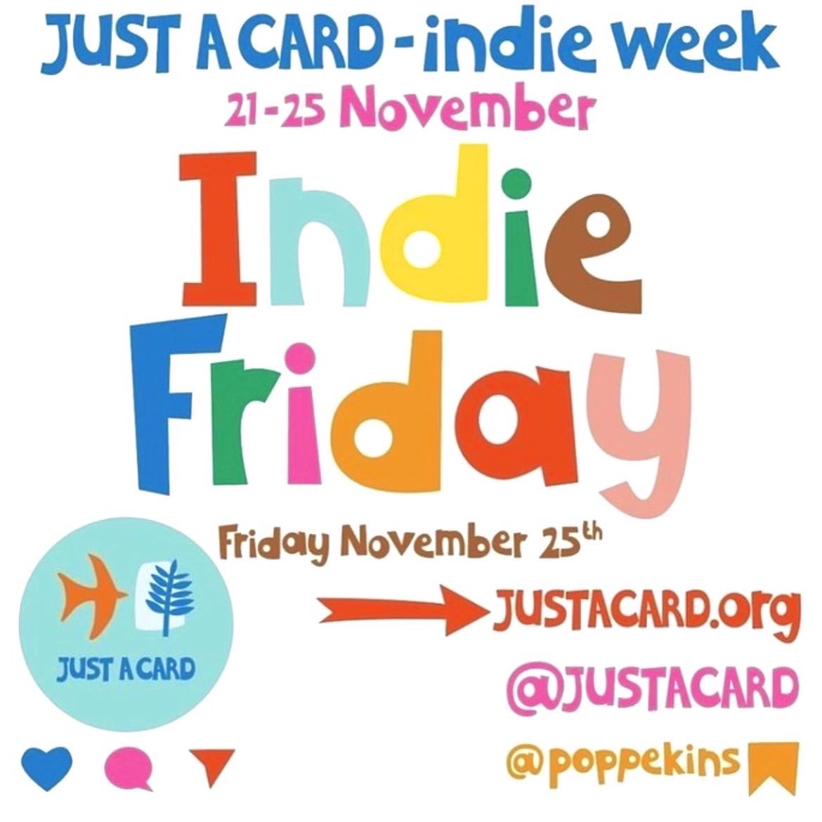 Promote…sell…shop independent 
Day 5 <a href="/justacard/">brian huston</a> and also the fabulous <a href="/hollytucker/">hollytucker</a> #colourfriday campaign. Both campaigns are shouting from the rooftops for the small businesses which have struggled this year. As with <a href="/justacard/">brian huston</a> every card, every book, every mug…….etc