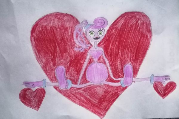 ❤️Mommy Long Legs❤️sits in my Heart that is full of love for her.❤️ I don't care what others say about her. I don't care what she did! She can kill and eat anyone she wants. Nothing can change my mind.
#mommylonglegsfanart
#mommylonglegs
#PoppyPlaytimefanart 
#savemommylonglegs