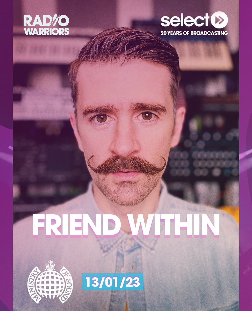 Select Radio (@selectradioapp) on Twitter photo 🚨🚨 Artists Added 🚨🚨
We are really pleased to announce that we have added <a href="/EndorMusicUK/">Endor</a> and <a href="/DeeperPurpose92/">Deeper Purpose</a> our at <a href="/Ministry_Club/">Ministry of Sound Club</a> event in January. Special guest: <a href="/Martin_Ikin/">Martin Ikin</a> + <a href="/FriendWithin/">Friend Within</a>, <a href="/CASSIMMofc/">CASSIMM</a> and many more!!!
Tickets: shortest.link/8Etm 🚨🚨 Artists Added 🚨🚨
We are really pleased to announce that we have added <a href="/EndorMusicUK/">Endor</a> and <a href="/DeeperPurpose92/">Deeper Purpose</a> our at <a href="/Ministry_Club/">Ministry of Sound Club</a> event in January. Special guest: <a href="/Martin_Ikin/">Martin Ikin</a> + <a href="/FriendWithin/">Friend Within</a>, <a href="/CASSIMMofc/">CASSIMM</a> and many more!!!
Tickets: shortest.link/8Etm