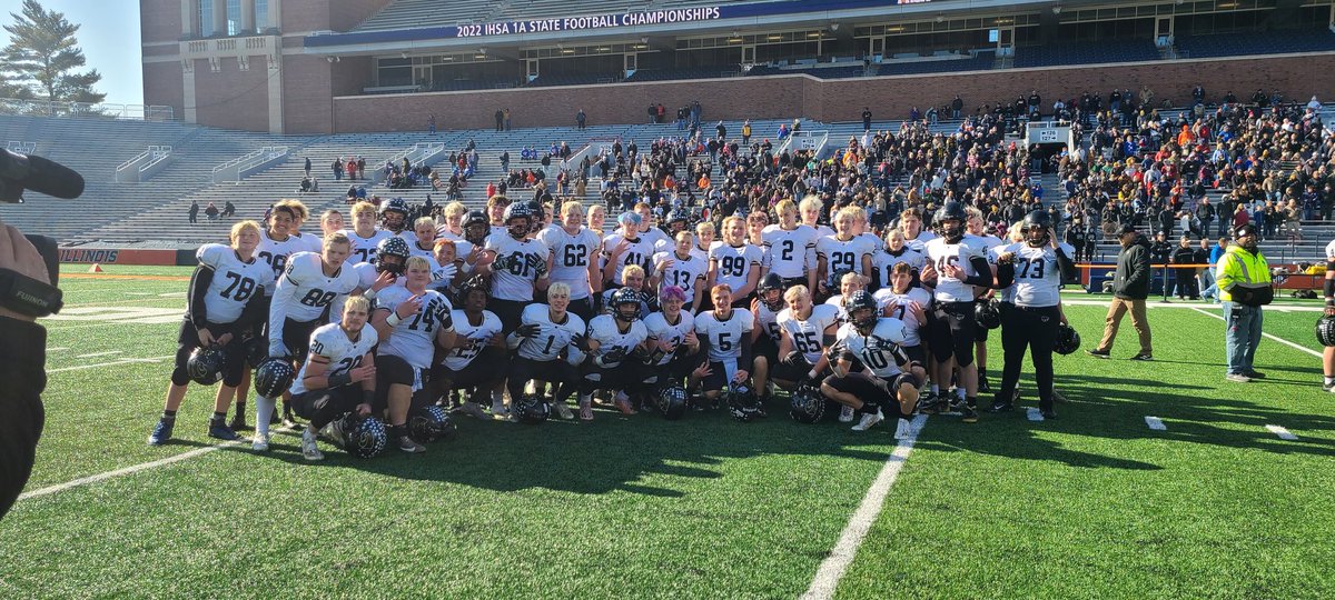 Your 2022 state champion Lena-Winslow Panthers 14-0.