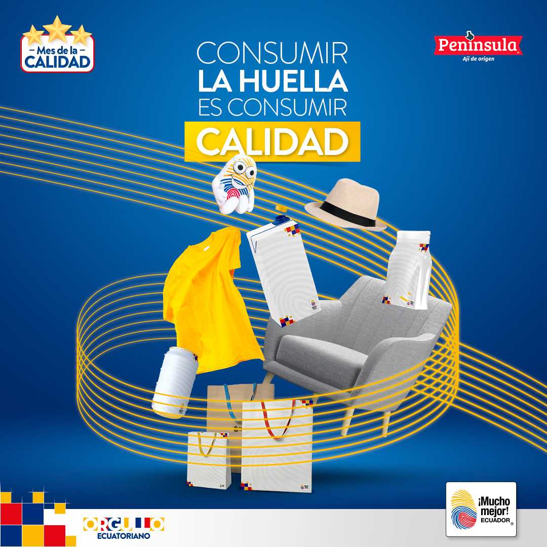 "Orgullosos de llevar #LaHuella ✅
Siéntete seguro de lo que consumes, porque lo que está identificado con este sello cumple con todos los estándares de calidad.

<a href="/Ecuador_calidad/">Mucho Mejor Ecuador</a>
#MuchoMejorEcuador  #MesDeLaCalidad #SomosConfianza #SomosGarantía #SomosCalidad "