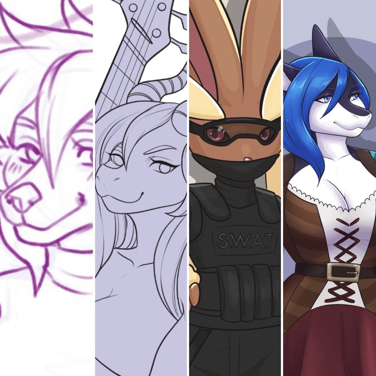 Gotta get some gas!  So I’m opening two slots. $50 shaded thigh up! $75 shaded fullbody!