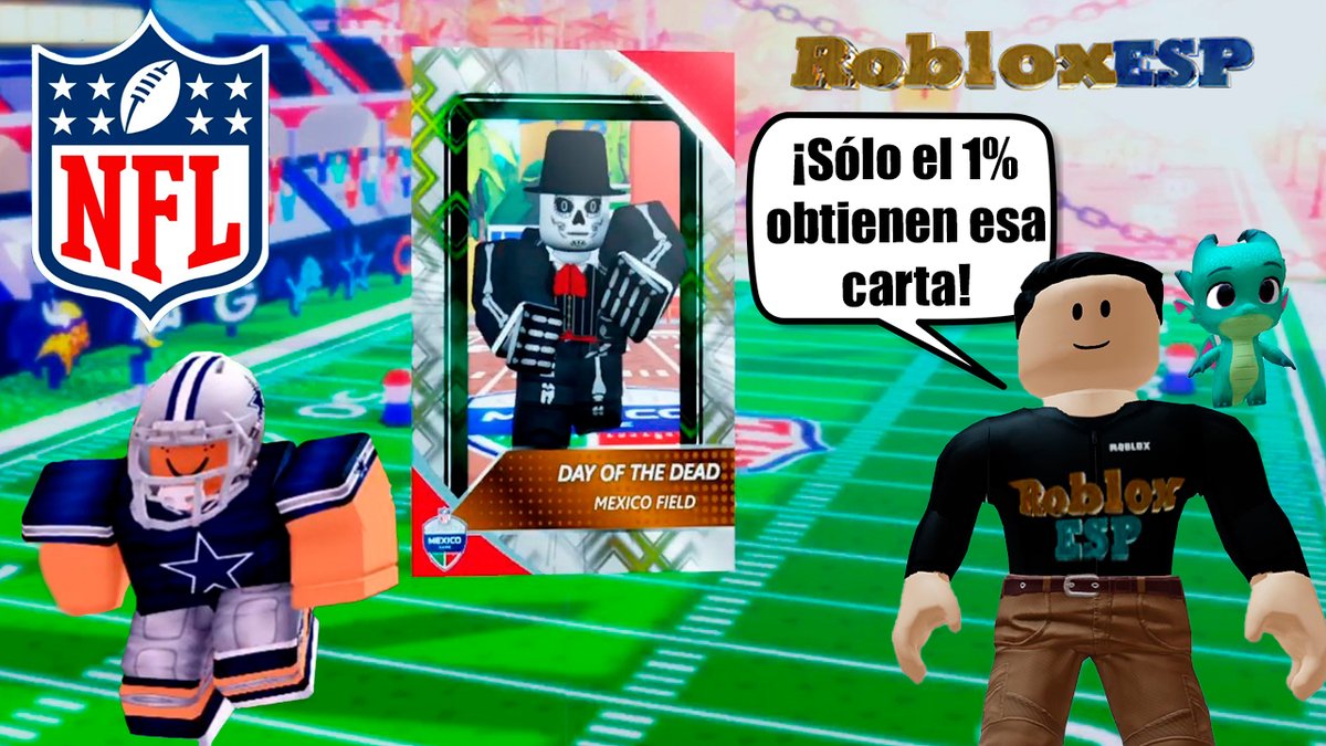 SoyRobloxESP's tweet image. 🎯 NFL Quaterback Simulator en ROBLOX
¡¡Conseguimos al jugador más raro del juego!!
👉 youtu.be/ZdEou73ghTI
Déjanos tu👍en el vídeo
comparte🔁
y suscríbete🎮
#roblox #robloxEsp #nfl #juegos #videojuegos #español #youtubers #simulator #simulador #football