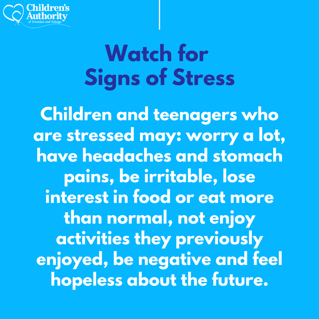ttchildren_org's tweet photo. Exam time is usually a stressful time for many students. Here are some signs to look out for and some tips to help your child through this time.
#Exams
#Stress
#StressManagement
#TTChildren
#ChildrensAuthorityTT https://t.co/xbpBjPNi7h