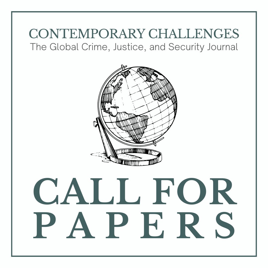 CCJGlobal's tweet photo. We are excited to announce that we are beginning the call for papers for Vol. 4 of #ContemporaryChallenges. The call for submissions closes on February 1, 2023 and check out the link in our bio for more information! https://t.co/CZkTqP5nUz