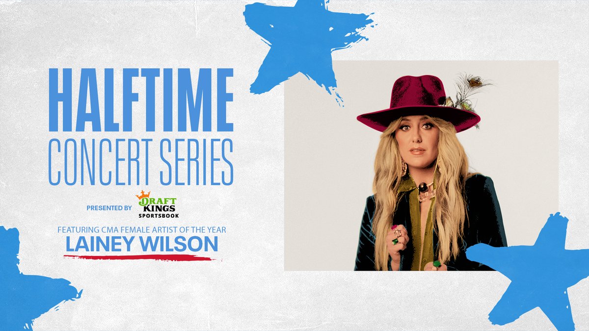 Titans's tweet photo. Halftime performer: @laineywilson 🎤 https://t.co/S09IYkMOuc