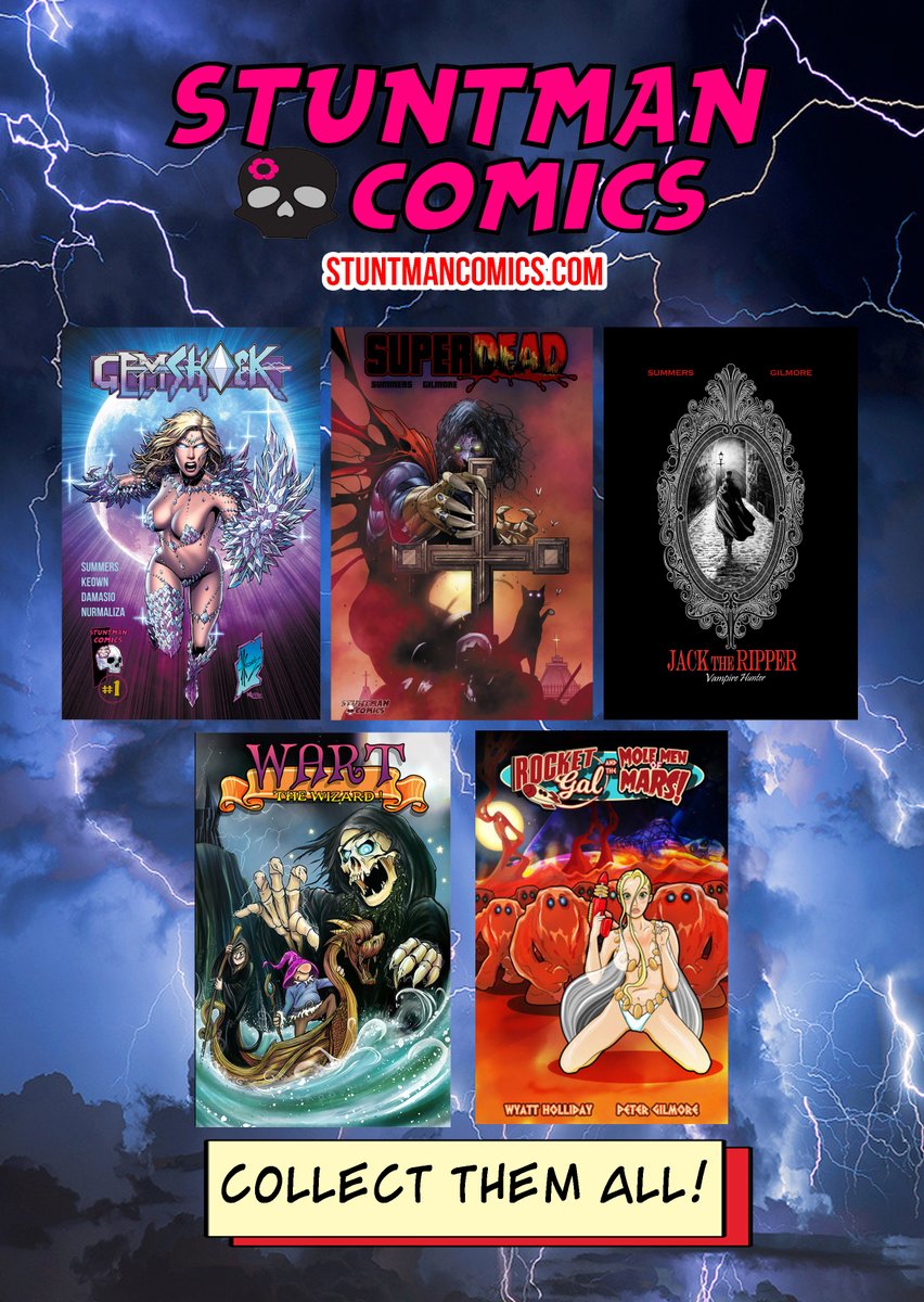 BLACK FRIDAY sales are rocking at Stuntman Comics! 20% off all Comics and Apparel, and $45 Hoodies! Discounts are automatically added in your shopping cart! Quantities are limited on some items! Let's gooo!
🧢👉 comicsavalon.com