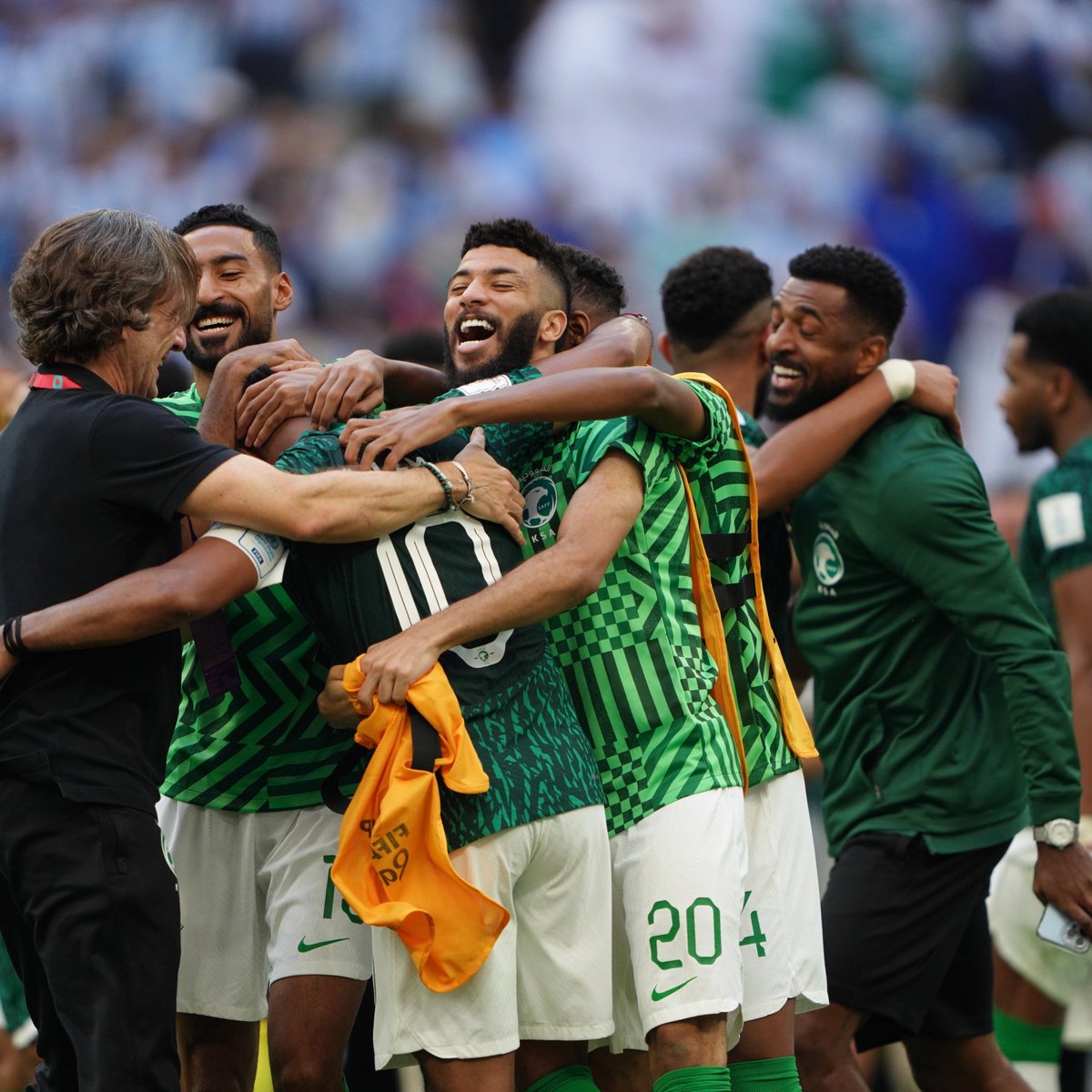 PopBase's tweet photo. Saudi Arabia players will each be rewarded with a Rolls Royce for winning against Argentina at the World Cup. https://t.co/OTCMUPaqt5