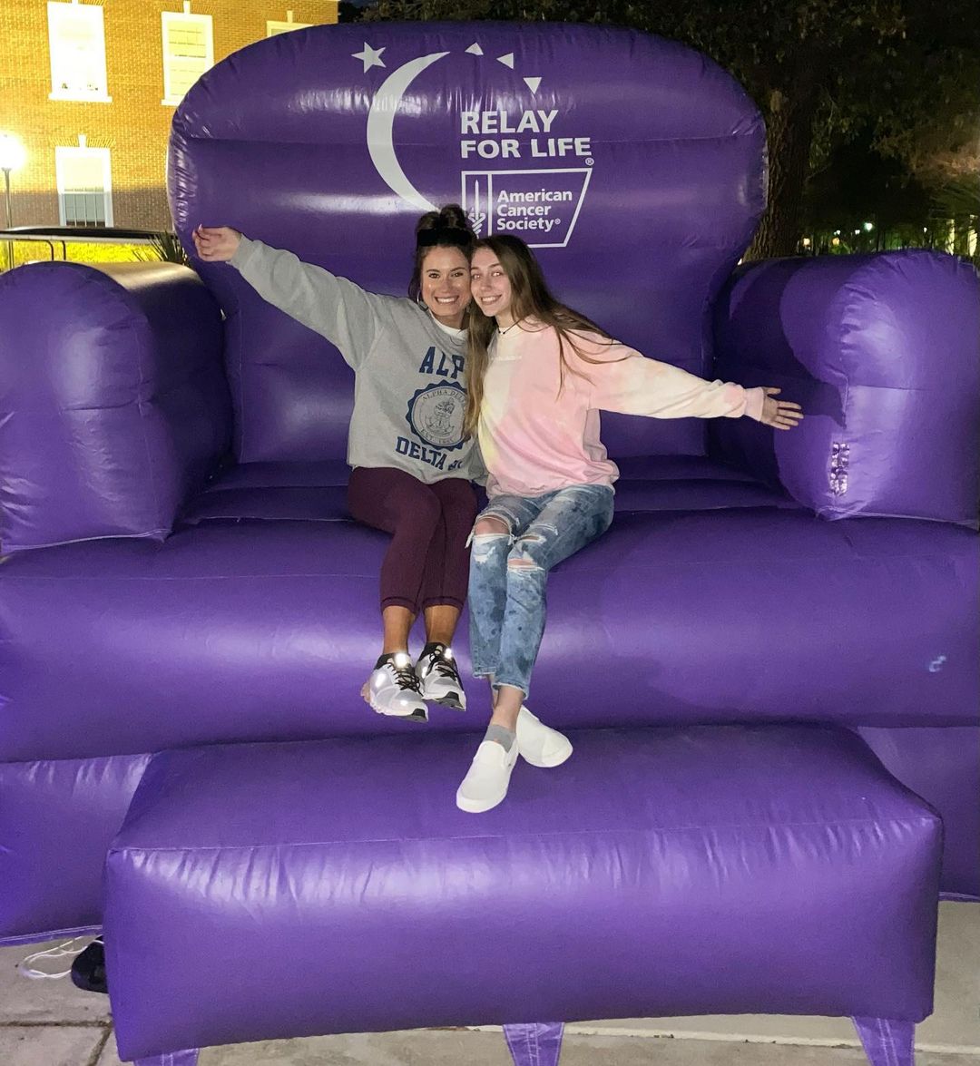 “I Relay to find a cure. 💜🎗” - Emily Thanks for being part of the Relay For Life community! You’re helping us fund breakthrough research, 24/7 support for people with cancer and their loved ones, and access to lifesaving cancer screenings.​ #WhyIRelay #RelayForLife