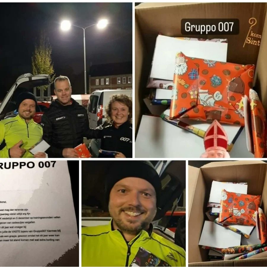 🥳 S I N T E R K L A A S  ! 🤩
G A A F CADEAU 🎁 MET GEDICHT VOOR AL ONZE 007-LOPERS 👌
-- DANK JE WEL (SPONSOR) SINTERKLAAS -- ‼️