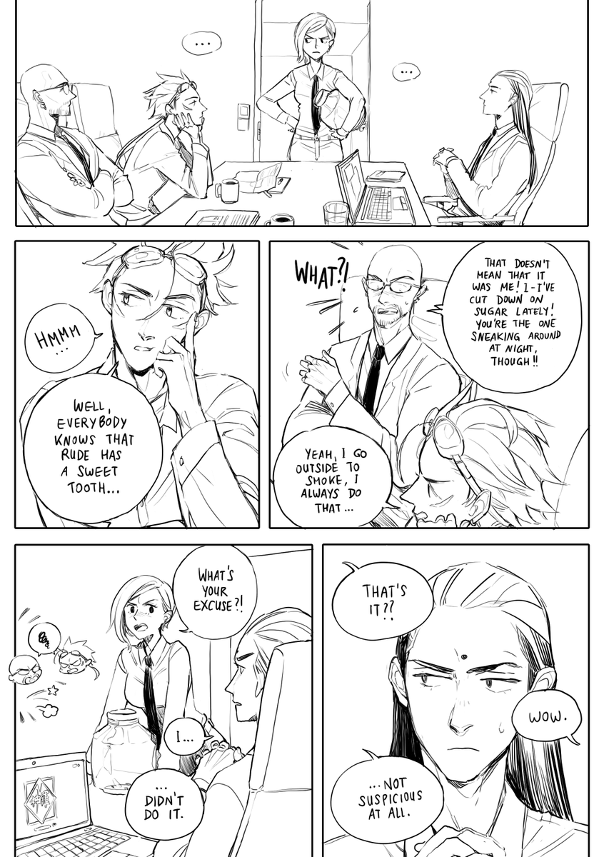 lanimaIu's tweet photo. Cookie thief [part 2 of 3]. #FF7R https://t.co/ZrhDxoS8Oc