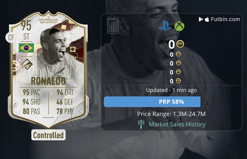 Ryan_Murray2020's tweet photo. @NepentheZ 24.7mil, the most expensive card in fut history https://t.co/r1IoJnmw1T