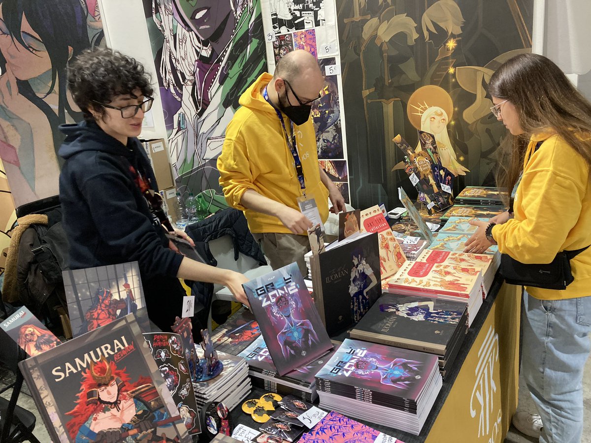 KudosEditore's tweet photo. See you at @Cartoomics Milan this weekend. 🤗
Come and say hi, and meet our guests @kibbitzer_ &amp; @miyuliart ! https://t.co/apQAmPEOUX