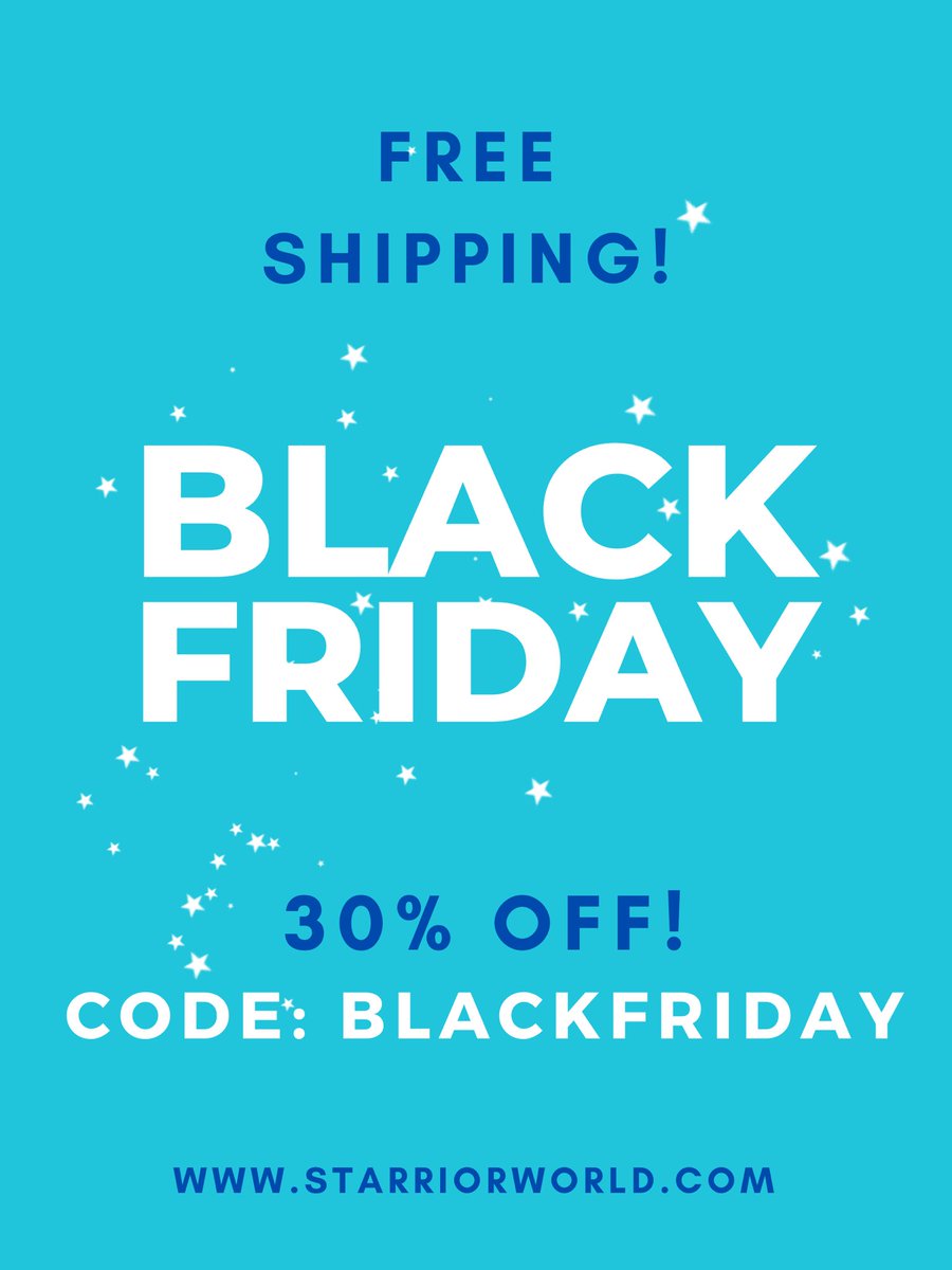 This is the kind of Black Friday sale I like. Meaningful clothes for kids. <a href="/StarriorWorld/">Starrior</a>