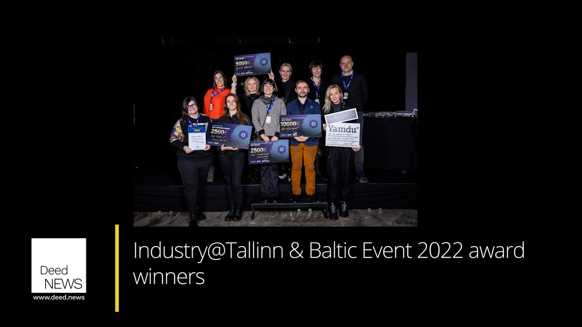 DeedNews's tweet photo. Industry@Tallinn & Baltic Event 2022 award winners
@TallinnBNFF
Full article: https://t.co/MTJAOre4SK
#News #PressRelease
#TallinnBlackNightsFilmFestival #PÖFF26 #BalticEvent #Awards #Winners
#DeedNews #FilmFestivalNews #ShortFilmNews https://t.co/dx3BUYjQmf