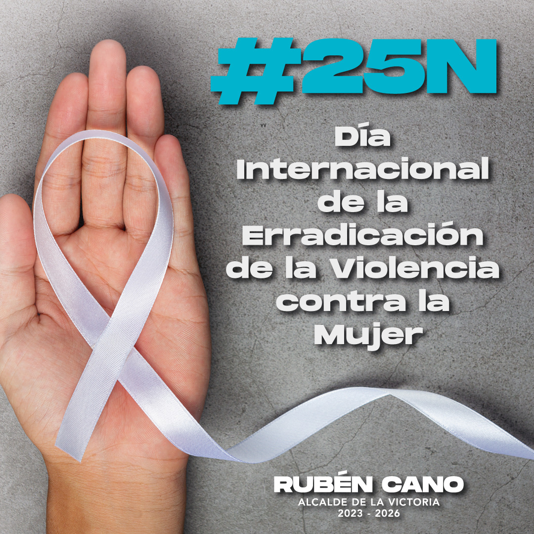 Hoy 25 de noviembre reitero mi compromiso de luchar contra todo tipo de violencia hacia la mujer implementando políticas municipales de igualdad, respeto y responsabilidad social.
#NoalaViolenciadeGenero