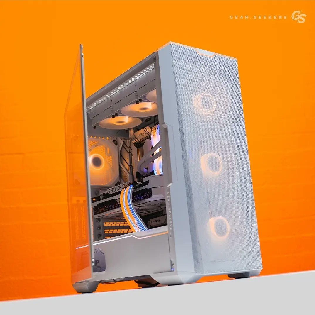 teamgroupincde's tweet photo. Wir kommen vom orange nicht weg 🎃 wer ist Schuld ? @GearSeekers mit diesem wundervollen Build und unseren T-FORCE DELTA RGB Speichern. 

Wir wünschen euch allen ein schönes Wochenende 🍻 

#comouter #streaming #gaming #teamforce #TFORCE #Beinvincible #ddr4 #ddr5 #xbox #ps5 https://t.co/j6b3NSLv9R