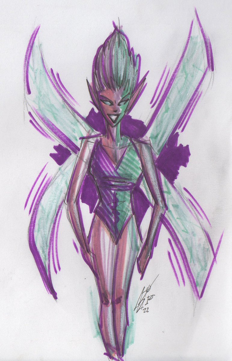 Tartarkas's tweet photo. Inktober Day 24 - Día 24 - Inktober 2022 Prompt 24 - Fairy - Hada - #Inktober2022Fairy #Inktober #InkTober2022 #Inktober2022Hada #Fairy #Hada #Draw #Dibujo #Ink #Tinta #Inktoberchallenge #MyStaedtler @staedtler #Inktober2022Day24 #IlnkTober2022Dia24 #Color #Admarker #magic https://t.co/xEqidLosST