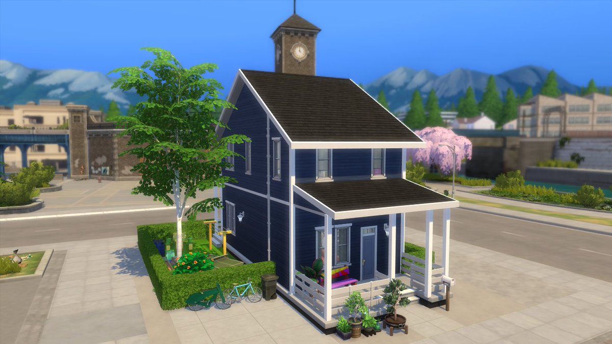 Danassims's tweet photo. 🎉STUDENTS' HOUSE🎉

A place to live🛋️, study📚 and have a lot of fun 🥳 This house is perfect for your young uni students in @TheSims !

Speed build: https://t.co/GHEYSetIK5

#TheSims4 #ShowUsYourBuilds https://t.co/6tyOWg63dJ