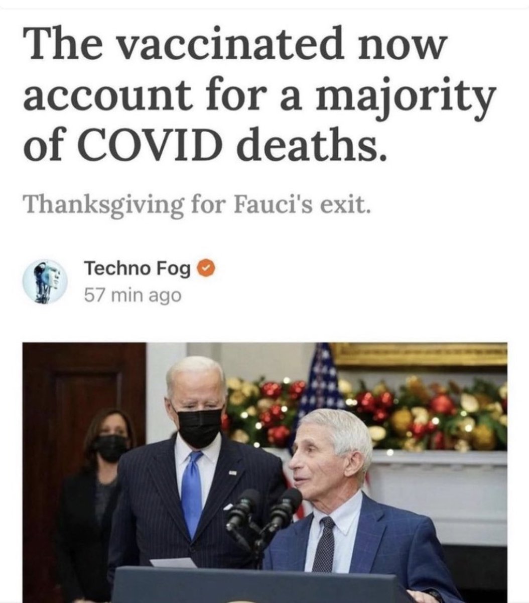 Fauci needs to be held responsible. 

#FauciLiedMillionsDied #FauciForPrison #fauciemails