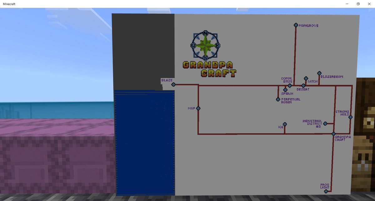CraftGrandpa's tweet photo. New nether tunnels? Time to expand the map. Grind is on!!! #Minecraft #Minecraftbuilds https://t.co/3KwZyyllKn