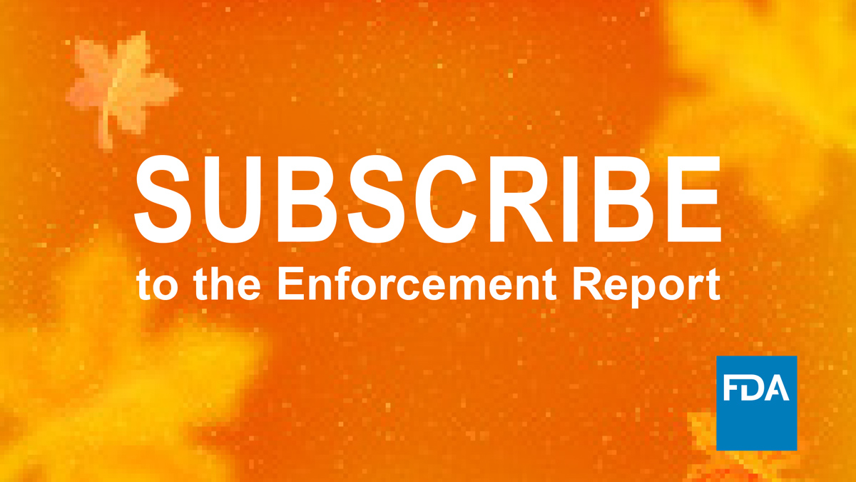 FDArecalls's tweet photo. Keep your friends/family safe this holiday season by subscribing to FDA’s Enforcement Report emails & get the latest re: #FDARecalls. You can customize the frequency of the emails & also add keywords, like “insulin” or “peanuts.” SUBSCRIBE TODAY! https://t.co/DrNnrbC33A https://t.co/YJ4sPiRajF