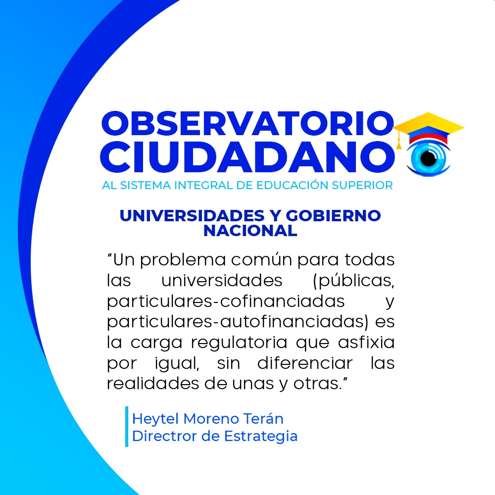 OC_SIES's tweet photo. Para mejorar el sistema de educación superior es necesario analizar 
los problemas con los que cuenta. Si bien es cierto, las regulaciones se aplican para mejorar, pero si estas se crean sin tomar en cuenta sus riesgos y consecuencias, se atenta contra la enseñanza. https://t.co/wysCnUnan8