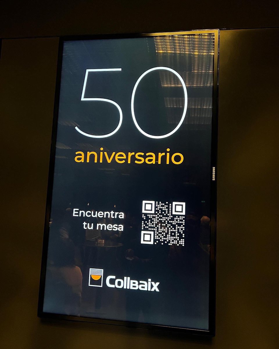 Ciberperfil's tweet image. Invitados por la familia Contreras, tenemos el honor de acudir al 5️⃣0️⃣ aniversario de #Collbaix , empresa de referencia en el sector de las #puertasautomaticas a la que hemos tenido la suerte de acompañar y ver crecer prácticamente desde sus inicios.

Muchas felicidades!!