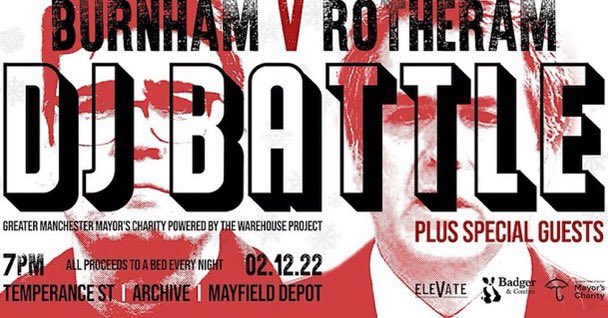 A week tonight …

… the biggest battle of them all …

… Manchester v Liverpool …

… not football: music …

… don’t miss it …

… all proceeds go to combatting homelessness in both cities …

… sign up here > bit.ly/3ET0H97