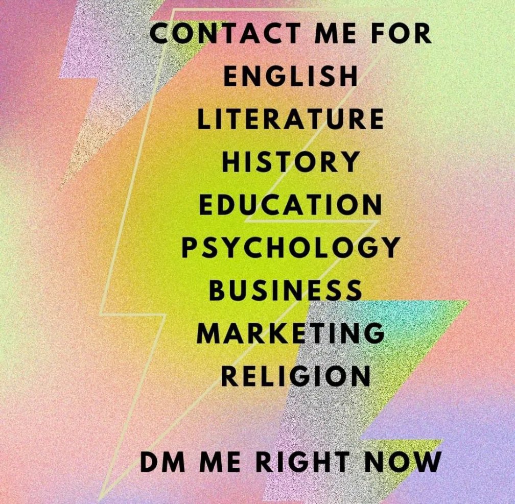 STEPHANIE ❤️ PAPERS 📃ESSAYS, ASSIGNMENTS (@stephaniepapers) on Twitter photo <a href="/StephaniePapers/">STEPHANIE ❤️ PAPERS 📃ESSAYS, ASSIGNMENTS</a> Top tier assignment help, delivering quality work within the shortest time possible.
Everyone needs help sometimes. For quality assistance in your academic workload
I Guarantee:
⭐️Excellent Grades
⭐️Zero Plagiarism
⭐️Quality research
⭐️Timely Delivery <a href="/StephaniePapers/">STEPHANIE ❤️ PAPERS 📃ESSAYS, ASSIGNMENTS</a> Top tier assignment help, delivering quality work within the shortest time possible.
Everyone needs help sometimes. For quality assistance in your academic workload
I Guarantee:
⭐️Excellent Grades
⭐️Zero Plagiarism
⭐️Quality research
⭐️Timely Delivery