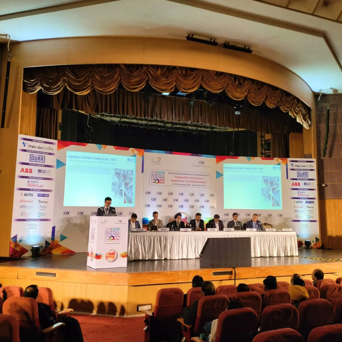 GroupPatvin's tweet photo. And its a wrap for #CII 2022
#TeamPatvin would like to thank our clients, associates and esteemed business partners for attending the event and making it a huge success!
#PATVIN #SurfaceCoatingshow #DelhiExhibition #Presentation #SurfaceTecnology #CII #SmartPCS #EVassembly https://t.co/6d6meTPwsf