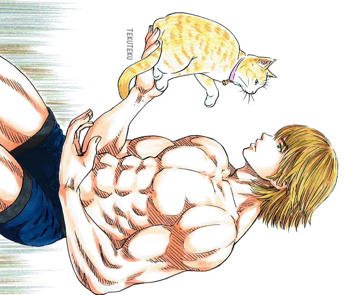 #過去絵を回転させてみ ←作ったのでよろ～ #illustration #猫好き  