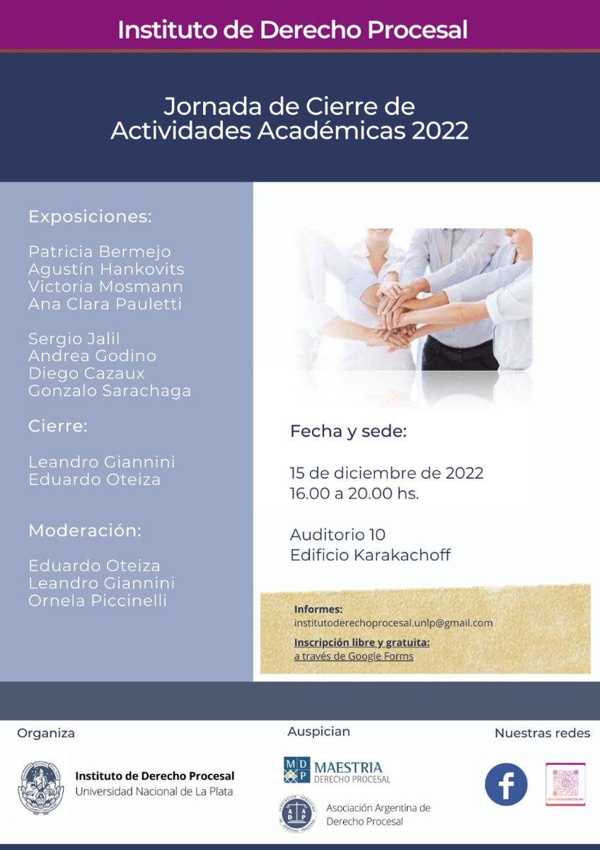 Instituto de Derecho Procesal UNLP tweet media