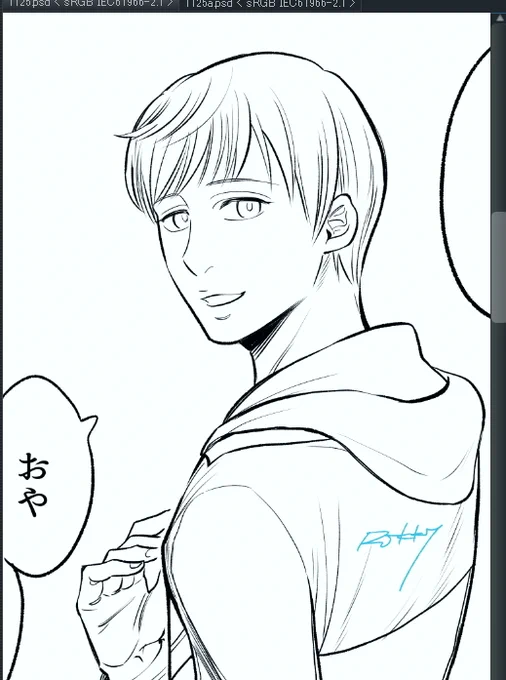 いち兄、初描きなんだけど全然似ないのね～ 