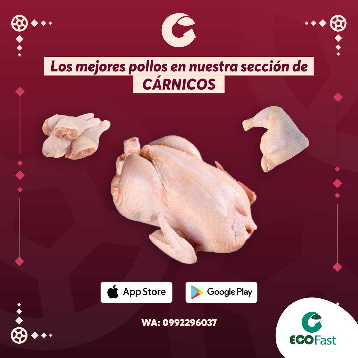 ecofast_ec's tweet photo. ¿Sabías que uno de los platos favoritos de #EnnerValencia es el seco de pollo? 🤩⚽🥘

Puedes prepara el tuyo hoy, pidiendo tus ingredientes en nuestra App #ECOFAST 🌎🌳

Lo que lleva este plato es: Arroz, Pollo, Refrito, Maduro frito, hasta cerveza y más...🍗🍅🫑🧅🍺 https://t.co/xvfQ2DooX3