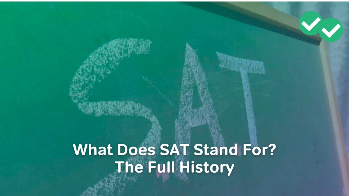 Currently, the #SAT doesn’t stand for anything—it is just the name of the exam. However, that hasn’t always been the case. Read today's post to learn more about the history of the SAT and why it’s no longer associated with those names! #highschool
bit.ly/3AqO8jd