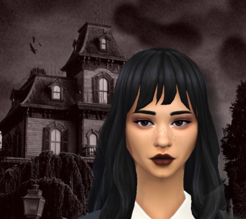 simmermk's tweet photo. not perfect but here’s a modest attempt at creating the one and only wednesday addams!!

#thesims4 #wednesday #wednesdaynetflix https://t.co/vffy38xFGX