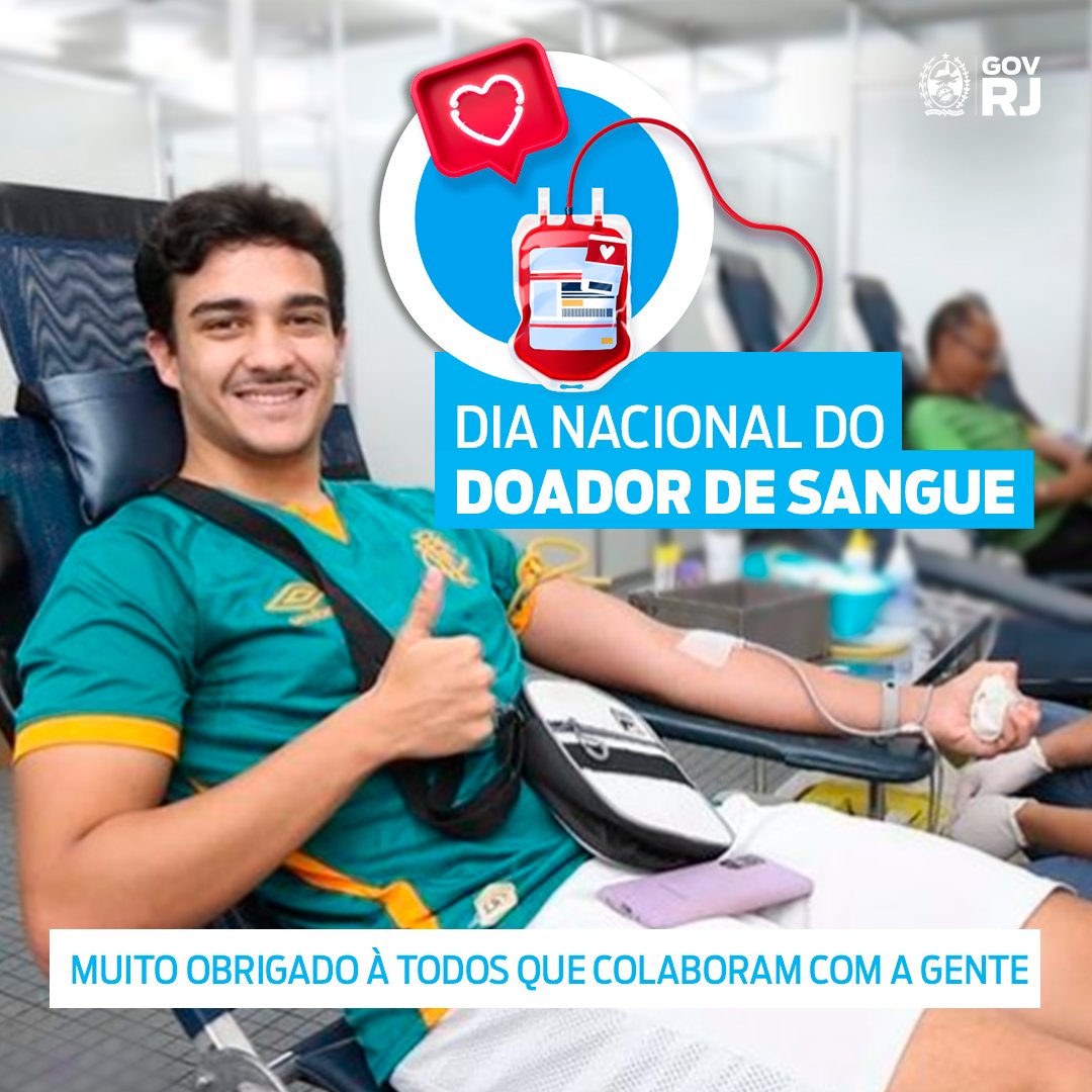 GovRJ's tweet photo. Novembro é o Mês do Doador de Sangue e dessa vez a gente veio agradecer a todo mundo que tirou um tempinho na agenda e foi até uma unidade de coleta para doar: tempo, empatia e sangue. O tipo que está faltando é o seu! #SejaUmDoador @HEMORIO 

 🅰️🅱️🆎🅾️🩸

#GovRJ  #DoeSangue https://t.co/Oodp0F3h95