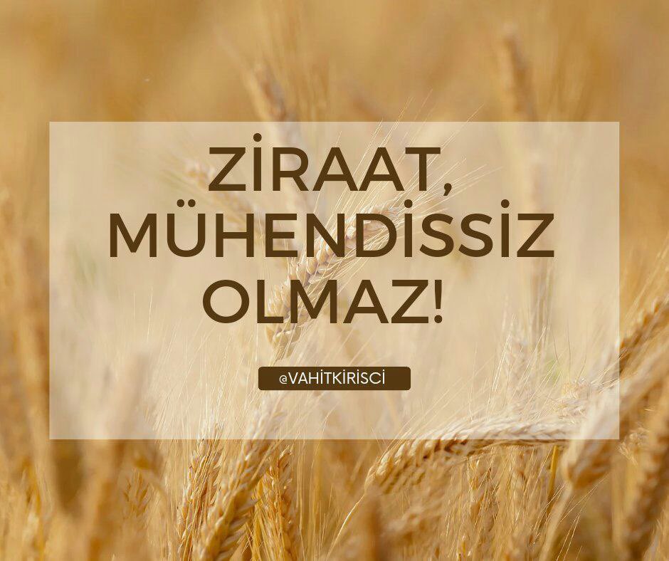 #VahitKirisci15BinZiraatMüh
